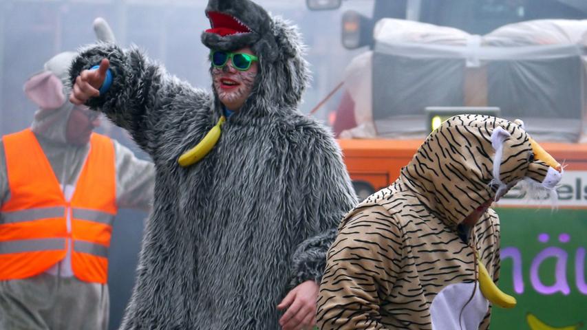 Faschingsumzug Schwabach 2020: Wagen, Kostüme und Party-Stimmung in Bildern