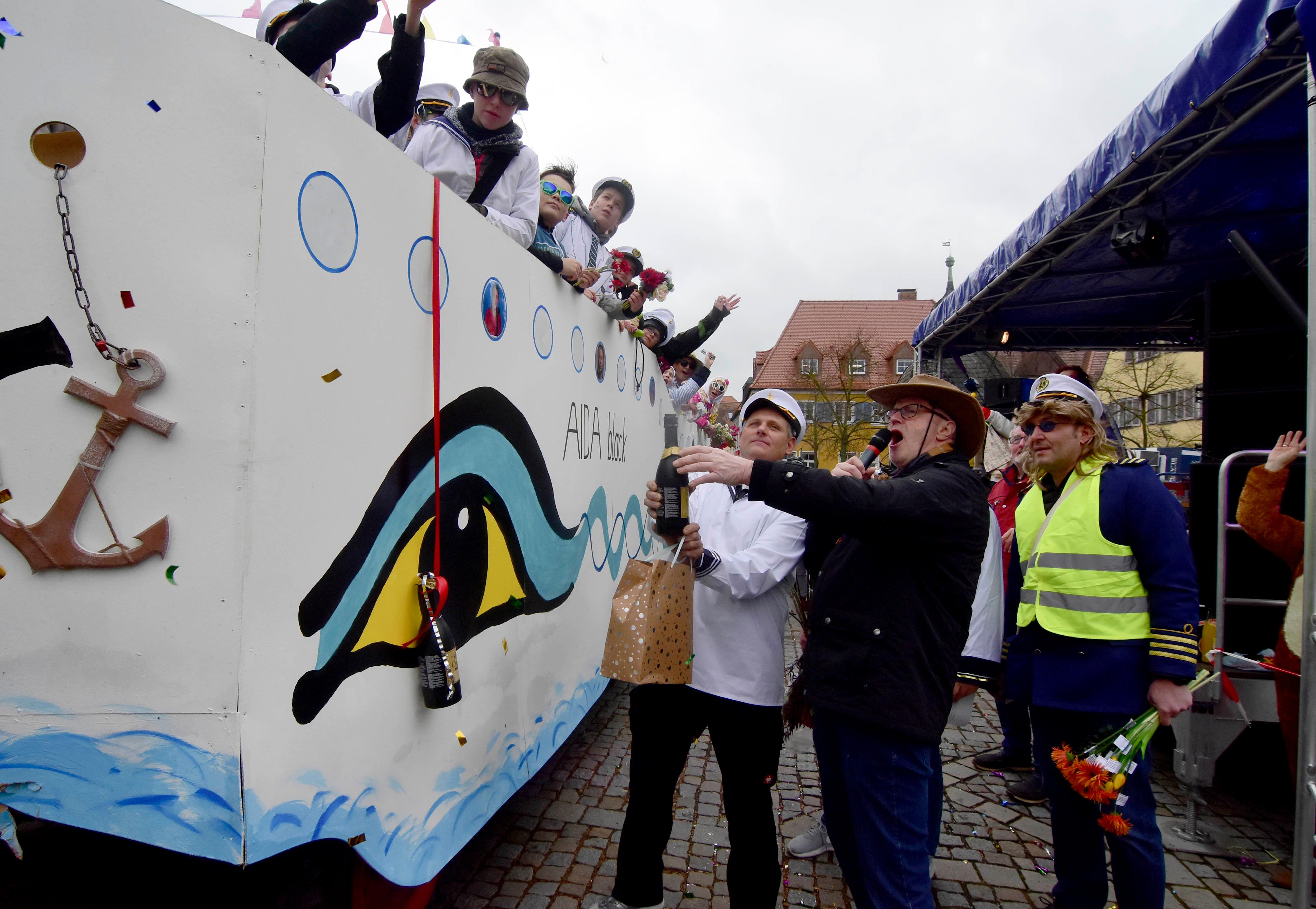 Schiffstaufe zur Jungfernfahrt