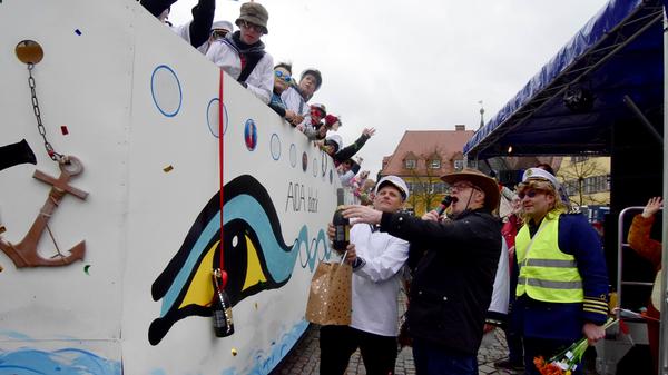 Schiffstaufe zur Jungfernfahrt