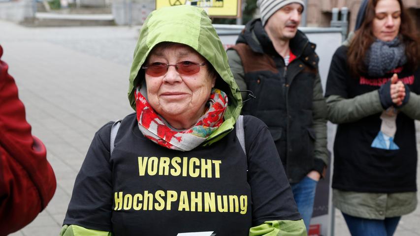 Demo in Nürnberg: Menschen forderten bessere Bedingungen in der Pflege