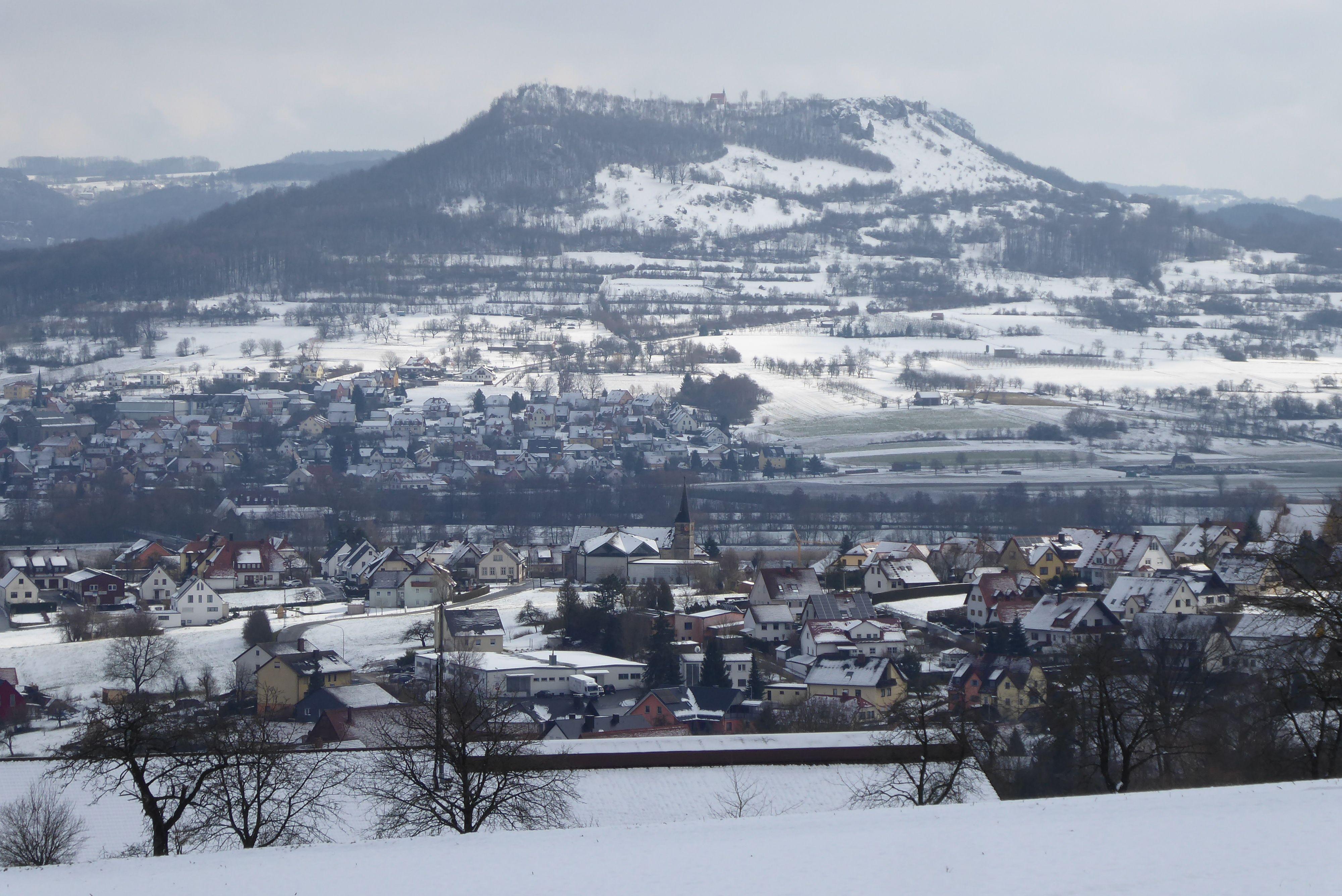 Im Februar 2020 gibt der Winter ein kurzes Gastspiel in der Fränkischen.
