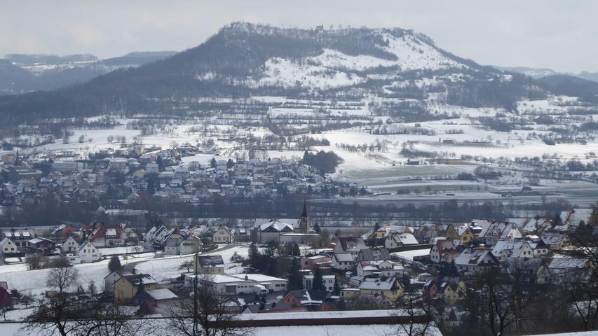 Im Februar 2020 gibt der Winter ein kurzes Gastspiel in der Fränkischen.