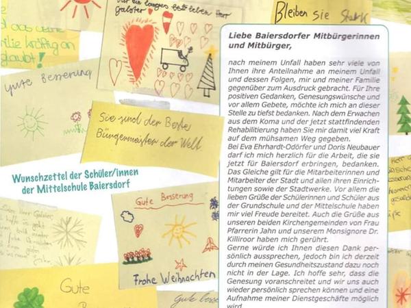 Herzensbotschaften an verunglückten fränkischen Bürgermeister
