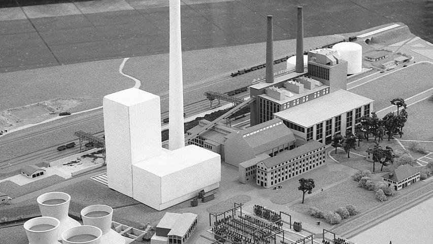 Die Leistung des Großkraftwerks Franken 1 soll durch eine neue 300-Megawatt-Anlage auf insgesamt 550 Megawatt gesteigert werden. Hier geht es zum Artikel vom 5. März 1970: Kraftakt im Kraftwerk - 140-Millionen-Investition