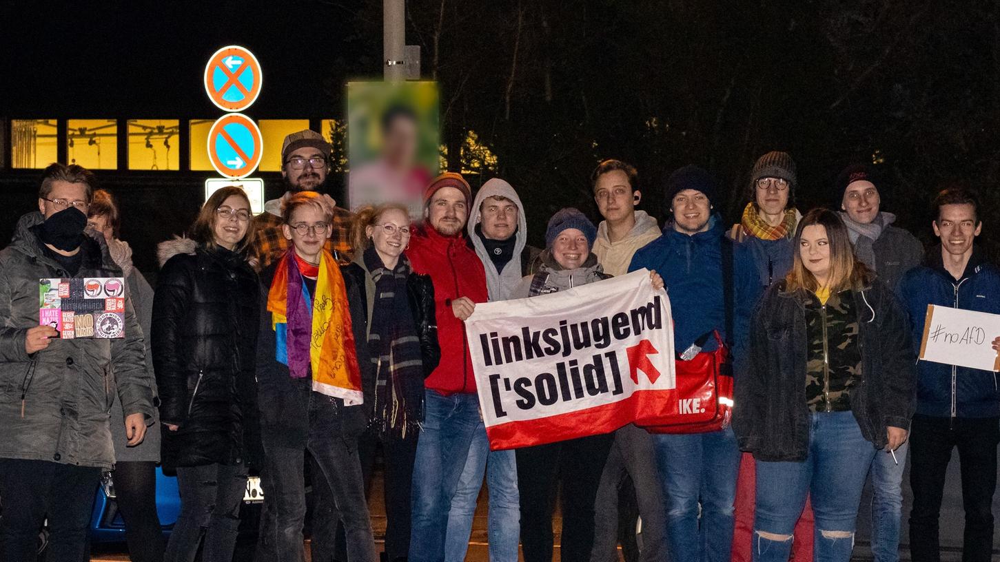 Höchstadt: Linksjugend protestiert gegen Treffen der AfD Höchstadt: Linksjugend protestiert gegen Treffen der AfD