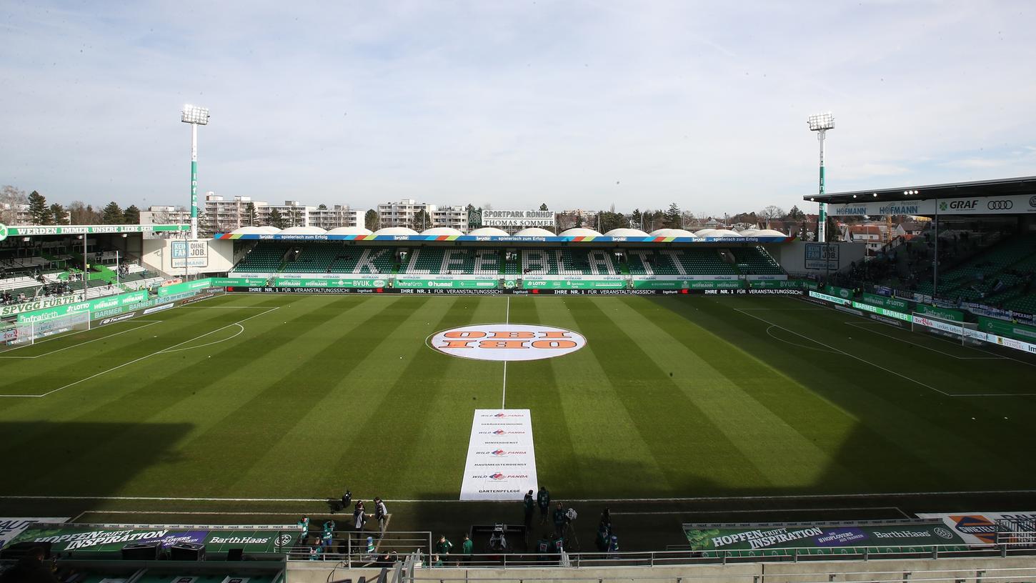 Bei den Partien gegen den HSV und Osnabrück bleibt das Stadion der SpVgg Greuther Fürth leer - eventuell trifft es auch das Spiel gegen Sandhausen.