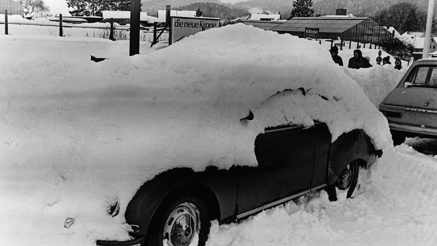 1970 legte ein Schnee-Chaos die Region lahm