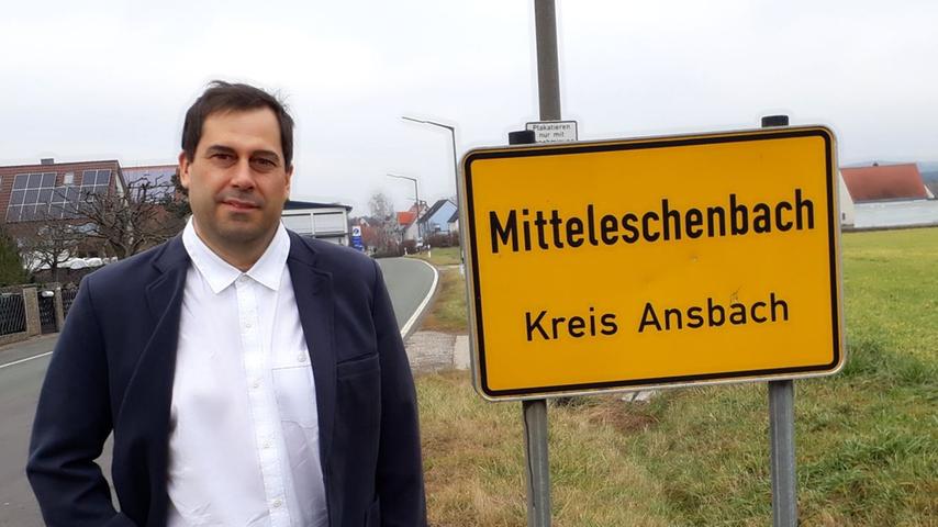 Stefan Bußinger (SPD, Unabhängige Wähler) ist der neue Bürgermeister von Mitteleschenbach, er hatte keinen Gegenkandidaten.