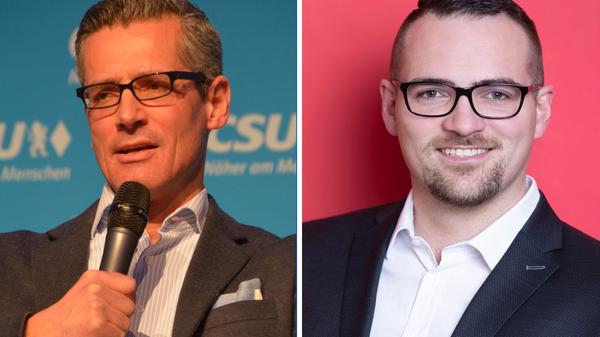 Eng ging es auch in Schwabach zu: Michael Fraas (CSU, links) und Peter Reiß (SPD) mussten ebenfalls in die Stichwahl. Am Ende gewann Reiß das Rennen. Hier geht es zum kompletten Artikel.