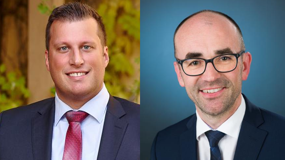 Weder Sebastian Legat (SPD) noch Markus Holzammer (CSU) konnten bei der Wahl die absolute Mehrheit erziele. Jetzt kommt es zur Stichwahl.