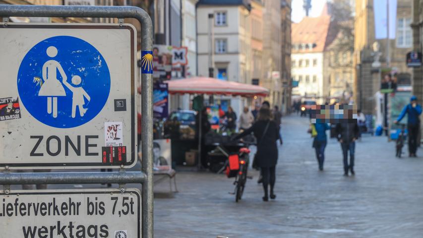 Corona-Krise: Bambergs Innenstadt wie ausgestorben