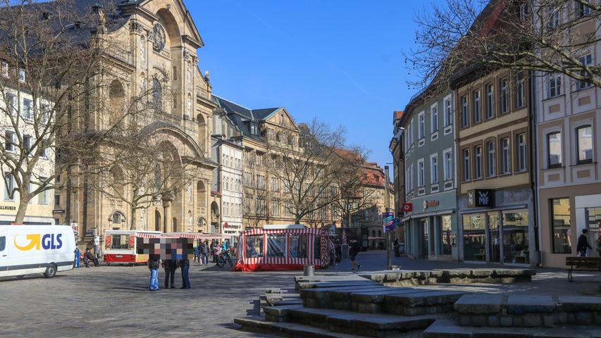 Corona-Krise: Bambergs Innenstadt wie ausgestorben