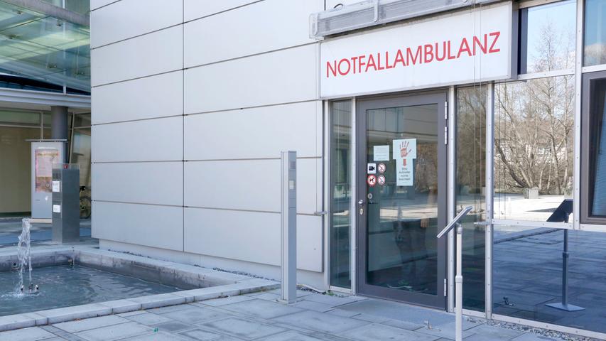 "Normales" Ein- und Ausgehen am Klinikum Forchheim ist nicht mehr möglich, ...