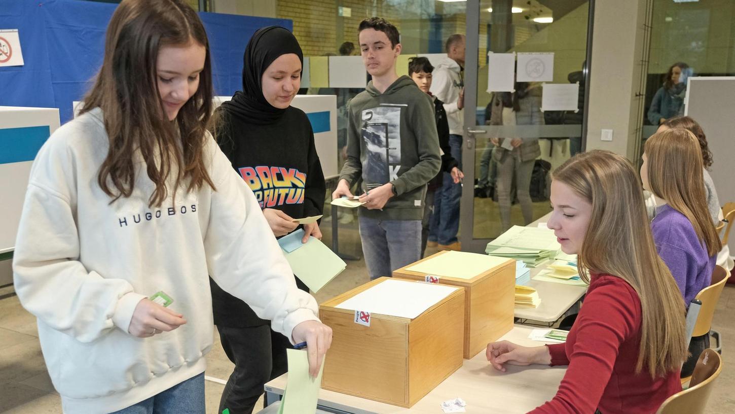 Wenn Schüler wählen: eine Grünen-Mehrheit im Weißenburger Stadtrat