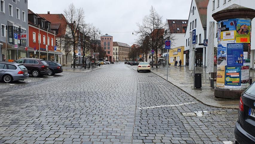 Ausgangsbeschränkung: Leere Straßen in Neumarkt
