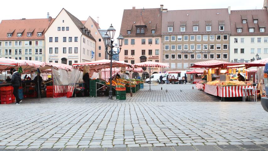 Ausgangsbeschränkung wegen Corona: Leere Straßen in Nürnberg
