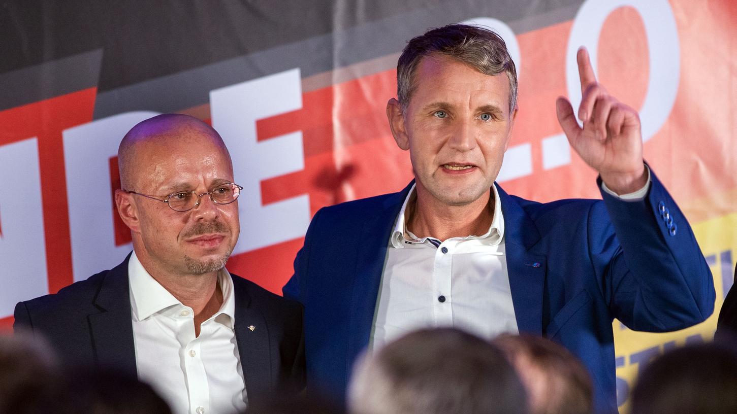 Die Protagonisten des "Flügels": Andreas Kalbitz (links) und Björn Höcke.