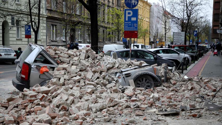 Erdbeben richtet schwere Schäden in Zagreb an