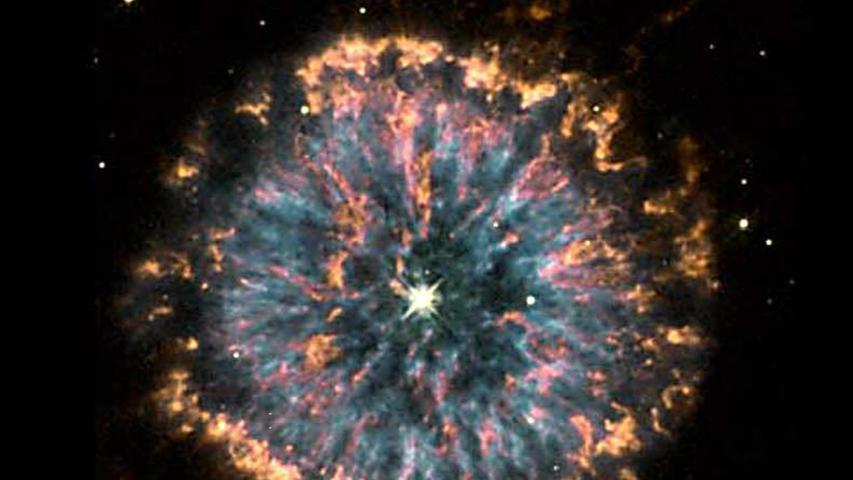 Eine Explosion im Sternbild Aquila.