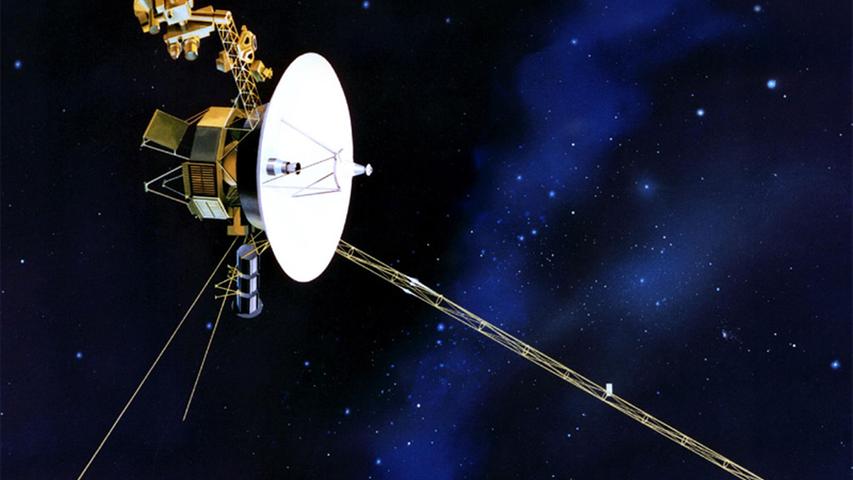 Vorläufer beim Erkunden des Alls waren auch die Voyager-Sonden, die die Nasa an fernen Planeten vorbei immer tiefer ins All schickte.
