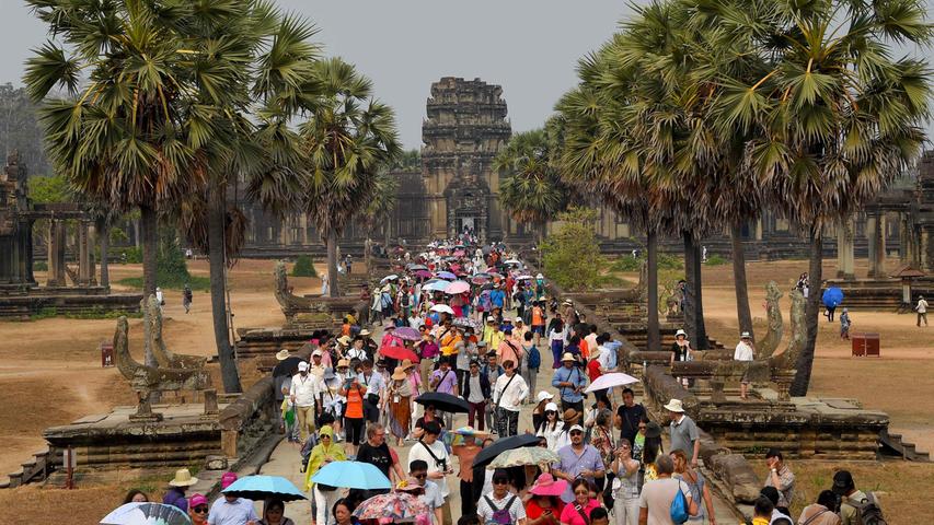 Die Tempelanlage von Angkor in Kambodscha ist eine der meistbesuchten Sehenswürdigkeiten Südostasiens.